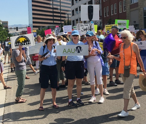 images from March for Healthcare, July 15, 2017